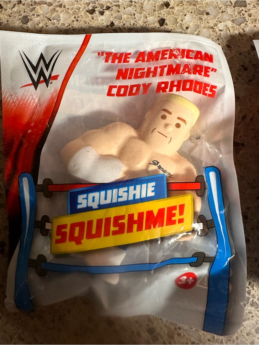 WWE Squishie Cody Rhodes squishyToy - White